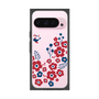 プレミアムスクエアケース［ 北欧フラワーバード ］