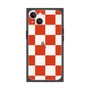 プレミアムスクエアケース［ 市松模様 - Red ］
