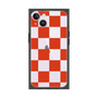 プレミアムスクエアケース［ 市松模様 - Red ］
