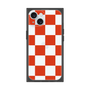 プレミアムスクエアケース［ 市松模様 - Red ］