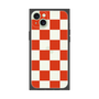 プレミアムスクエアケース［ 市松模様 - Red ］