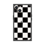 プレミアムスクエアケース［ 市松模様 - Black ］