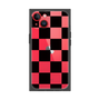 プレミアムスクエアケース［ 市松模様 - Black ］