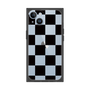 プレミアムスクエアケース［ 市松模様 - Black ］