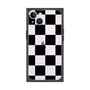 プレミアムスクエアケース［ 市松模様 - Black ］