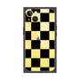 プレミアムスクエアケース［ 市松模様 - Black ］