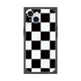 プレミアムスクエアケース［ 市松模様 - Black ］