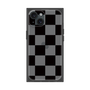 プレミアムスクエアケース［ 市松模様 - Black ］