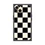 プレミアムスクエアケース［ 市松模様 - Black ］