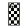 プレミアムスクエアケース［ 市松模様 - Black ］