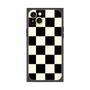 プレミアムスクエアケース［ 市松模様 - Black ］