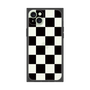 プレミアムスクエアケース［ 市松模様 - Black ］