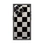 プレミアムスクエアケース［ 市松模様 - Black ］