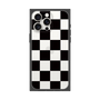 プレミアムスクエアケース［ 市松模様 - Black ］