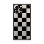 プレミアムスクエアケース［ 市松模様 - Black ］