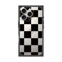 プレミアムスクエアケース［ 市松模様 - Black ］