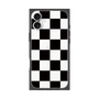 プレミアムスクエアケース［ 市松模様 - Black ］