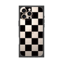 プレミアムスクエアケース［ 市松模様 - Black ］