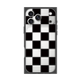 プレミアムスクエアケース［ 市松模様 - Black ］