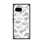 プレミアムスクエアケース［ Dinosaurs No.2 - White ］