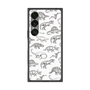 プレミアムスクエアケース［ Dinosaurs No.2 - White ］