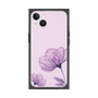 プレミアムスクエアケース［ Natural Flower - Purple ］