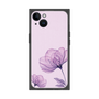 プレミアムスクエアケース［ Natural Flower - Purple ］