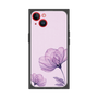 プレミアムスクエアケース［ Natural Flower - Purple ］