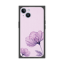 プレミアムスクエアケース［ Natural Flower - Purple ］