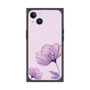 プレミアムスクエアケース［ Natural Flower - Purple ］