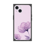 プレミアムスクエアケース［ Natural Flower - Purple ］