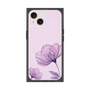 プレミアムスクエアケース［ Natural Flower - Purple ］