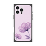 プレミアムスクエアケース［ Natural Flower - Purple ］