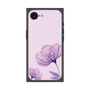 プレミアムスクエアケース［ Natural Flower - Purple ］