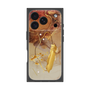 プレミアムスクエアケース［ Marble Nuance Painting Brown ］