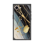 プレミアムスクエアケース［ Marble Nuance Painting Black ］