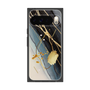 プレミアムスクエアケース［ Marble Nuance Painting Black ］