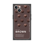 プレミアムスクエアケース［ BROWN-Chocolate ］