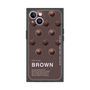 プレミアムスクエアケース［ BROWN-Chocolate ］