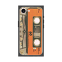 プレミアムスクエアケース［ RETORO CASSETTE TAPE - Skeleton Orange ］