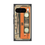 プレミアムスクエアケース［ RETORO CASSETTE TAPE - Skeleton Orange ］