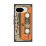 プレミアムスクエアケース［ RETORO CASSETTE TAPE - Skeleton Orange ］