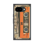 プレミアムスクエアケース［ RETORO CASSETTE TAPE - Skeleton Orange ］