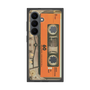 プレミアムスクエアケース［ RETORO CASSETTE TAPE - Skeleton Orange ］