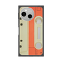 プレミアムスクエアケース［ RETORO CASSETTE TAPE - Opacity White ］