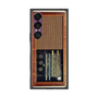 プレミアムスクエアケース［ RETORO RADIO - Brown ］