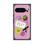 プレミアムスクエアケース［ Playful sticker - Dusty Pink ］