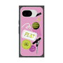 プレミアムスクエアケース［ Playful sticker - Dusty Pink ］