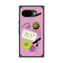 プレミアムスクエアケース［ Playful sticker - Dusty Pink ］