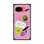 プレミアムスクエアケース［ Playful sticker - Dusty Pink ］